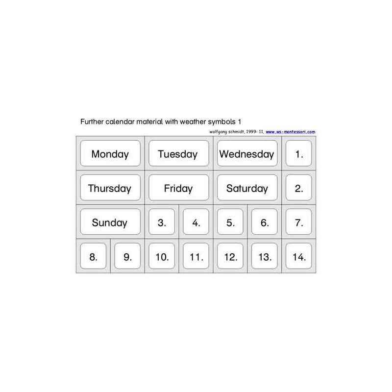 The Calendar (Dieser Artikel ist auch in deutsch erhältlich)