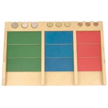 Euro calculator board COINS 1 0.10 0.01