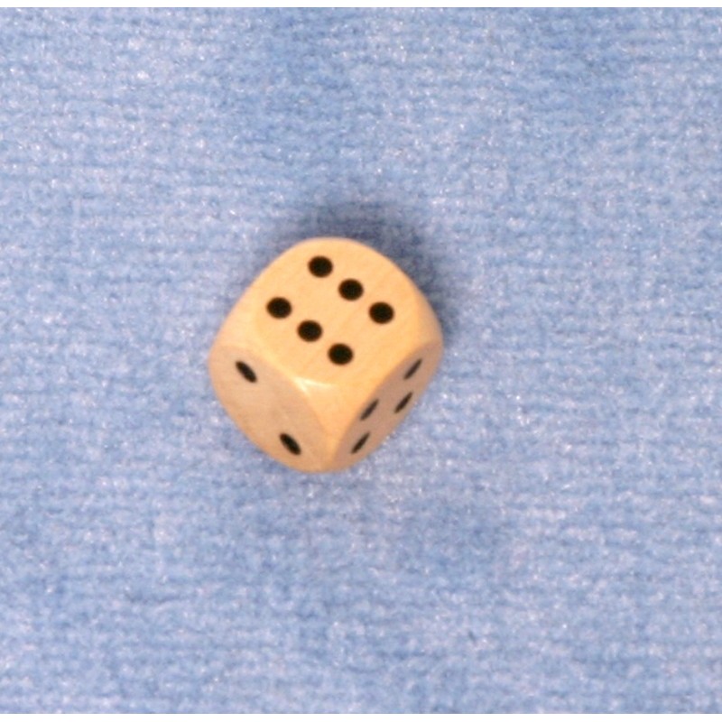 Spielwürfel 1,6 cm lackiert Spielwürfel 1,6 cm lackiert