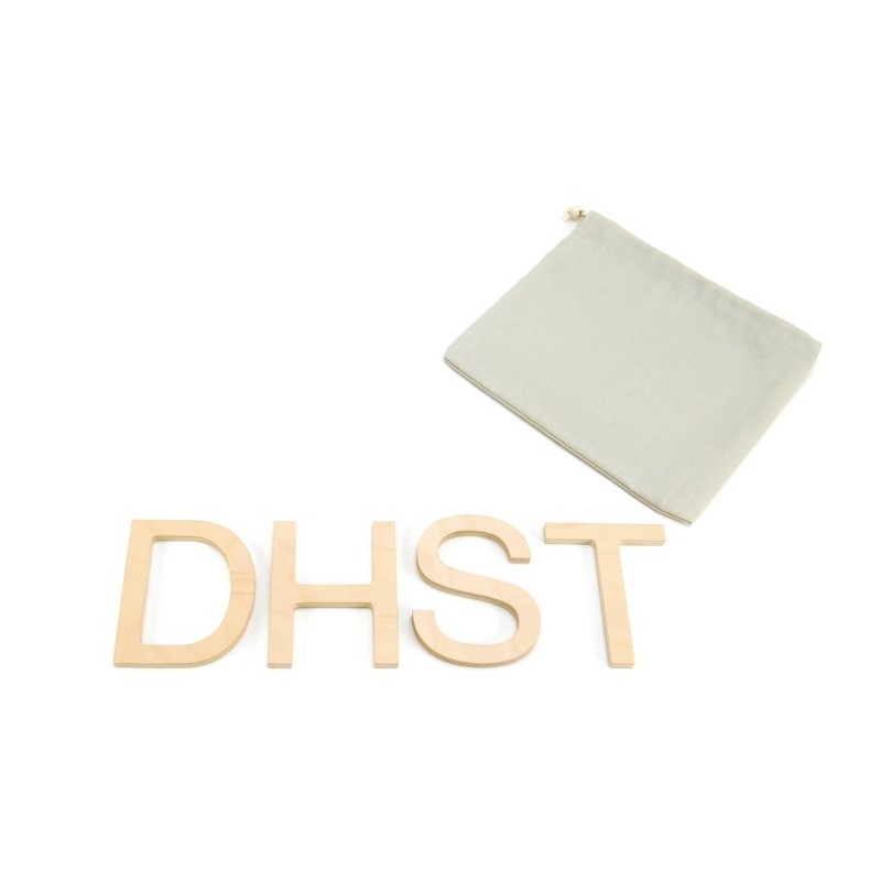 Plywood uppercase letters nature Plywood uppercase letters nature