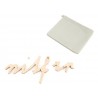 Plywood lower case letters cursive nature Plywood lower case letters cursive nature