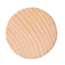 HOLZchips rund 25 Natur