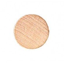 HOLZchips rund 15mm  NATUR