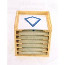Geometrischer Kartensatz m. Box