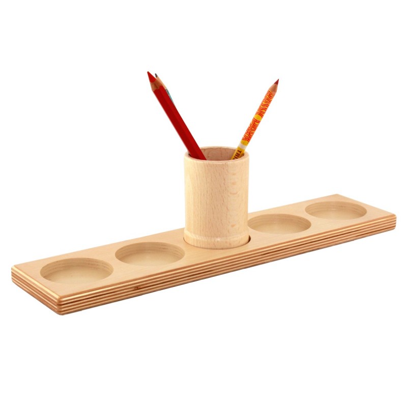 Aufsteller für 5 Bleistiftständer 9/6 cm Aufsteller für 5 Bleistiftständer 9/6 cm