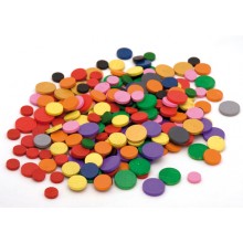 HOLZchips colored 15 mm round
