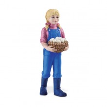 Girl with egg basket