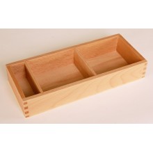 Box with 3 compartments 10 x 25.5