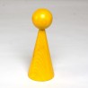 Wooden cone 16 cm lacquered Wooden cone 16 cm lacquered