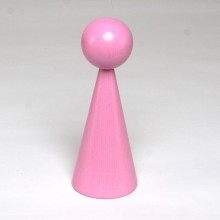 Wooden cone 16 cm lacquered