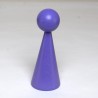 Wooden cone 16 cm lacquered Wooden cone 16 cm lacquered