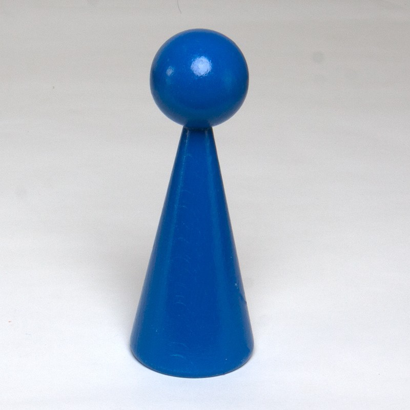 Wooden cone 16 cm lacquered Wooden cone 16 cm lacquered