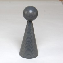 Wooden cone 16 cm lacquered