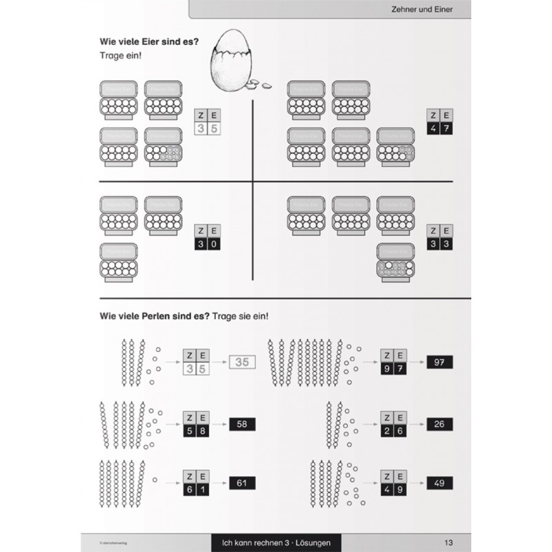 Ich kann rechnen 3 Lösungsheft Ich kann rechnen 3 Lösungsheft