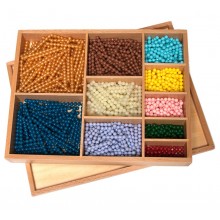 Multiplication Bead Bar Box, Connected. Beads