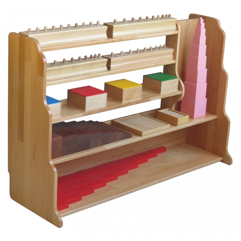 Sensorial cabinet---beech wood
