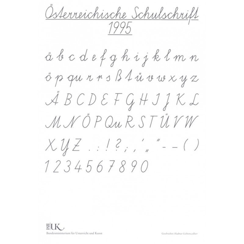 Ich kann die Österreichische Schulschrift 95 Ich kann die Österreichische Schulschrift 95