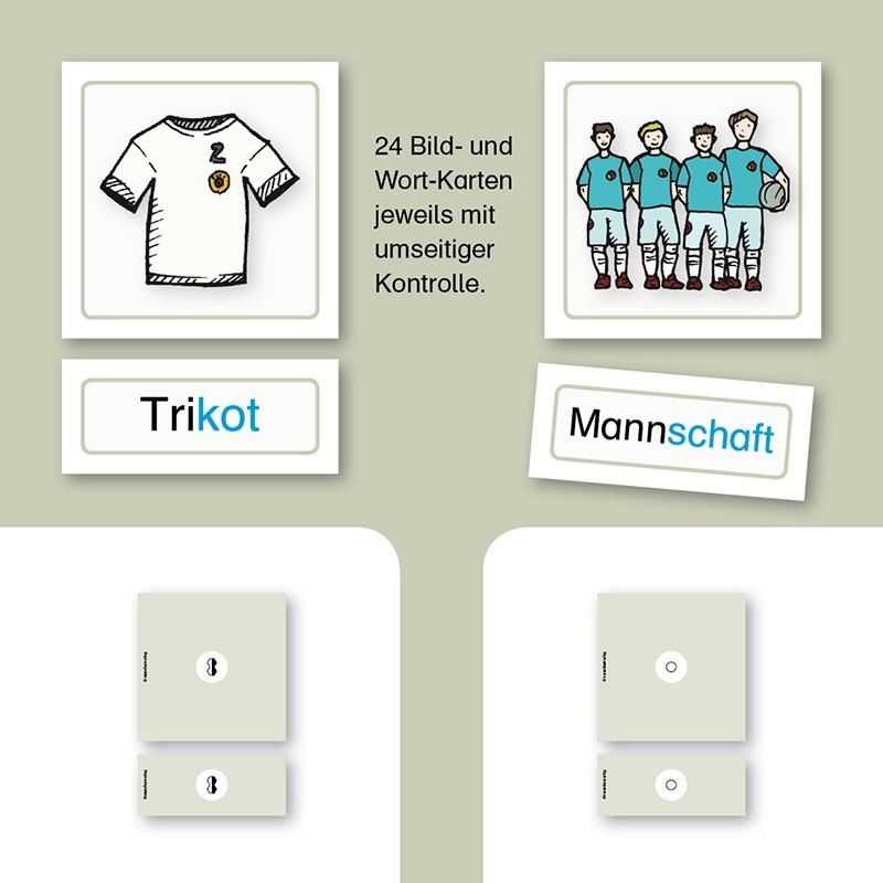 My reading box 5 - soccer words My reading box 5 - soccer words