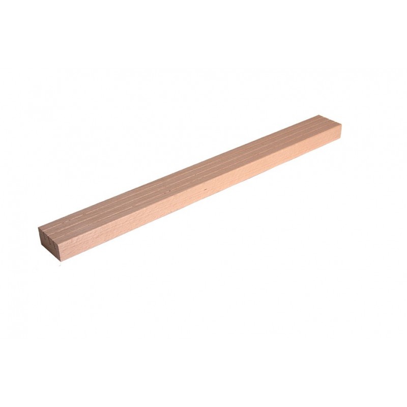 Wooden stand 50 cm 3 grooves unpainted Wooden stand 50 cm 3 grooves unpainted