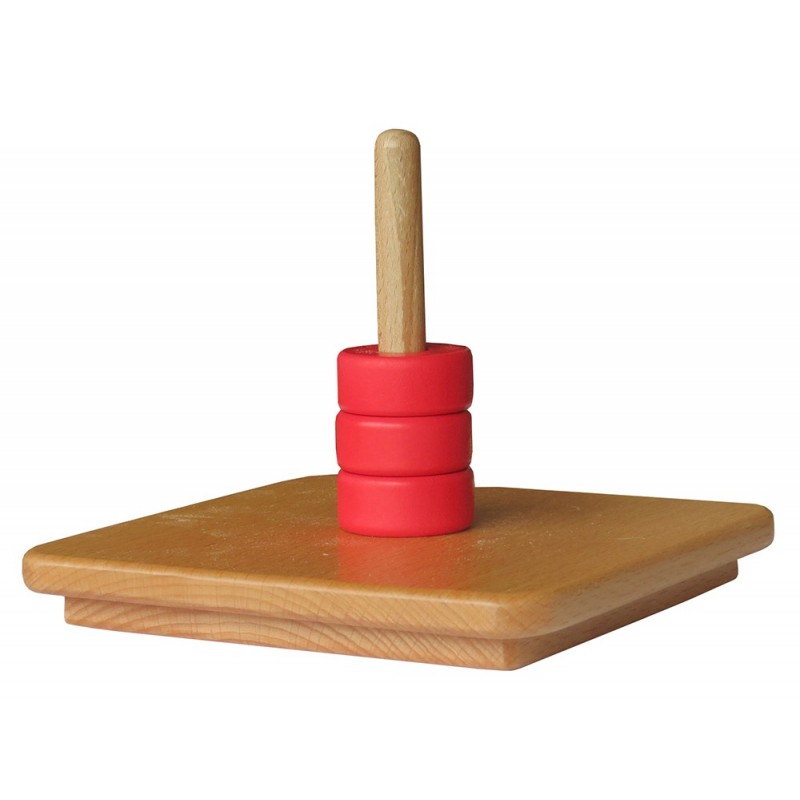 discs on vertical dowel