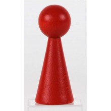 WOODEN CONE 10 COLORED