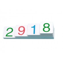 Card set small plastic 1-3000