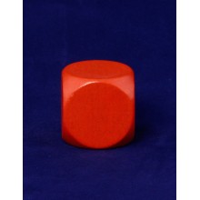 Lacquered wooden cubes 3 cm