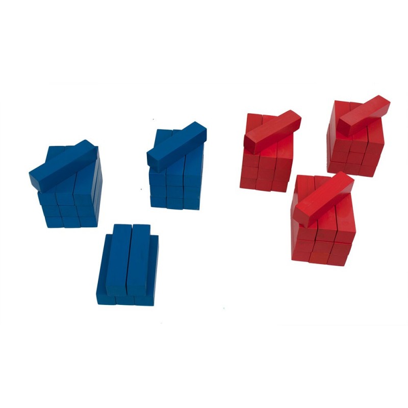 unit rod (55) 30 for red and 25 for blue