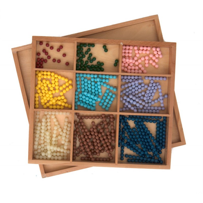 Korálkové tyčinky pre multiplikačnú dosku SOLID PEARLS Korálkové tyčinky pre multiplikačnú dosku SOLID PEARLS