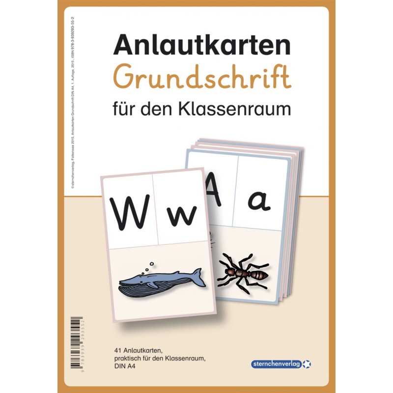 Anlautkarten für den Klassenraum – GRUNDSCHRIFT Anlautkarten für den Klassenraum – GRUNDSCHRIFT