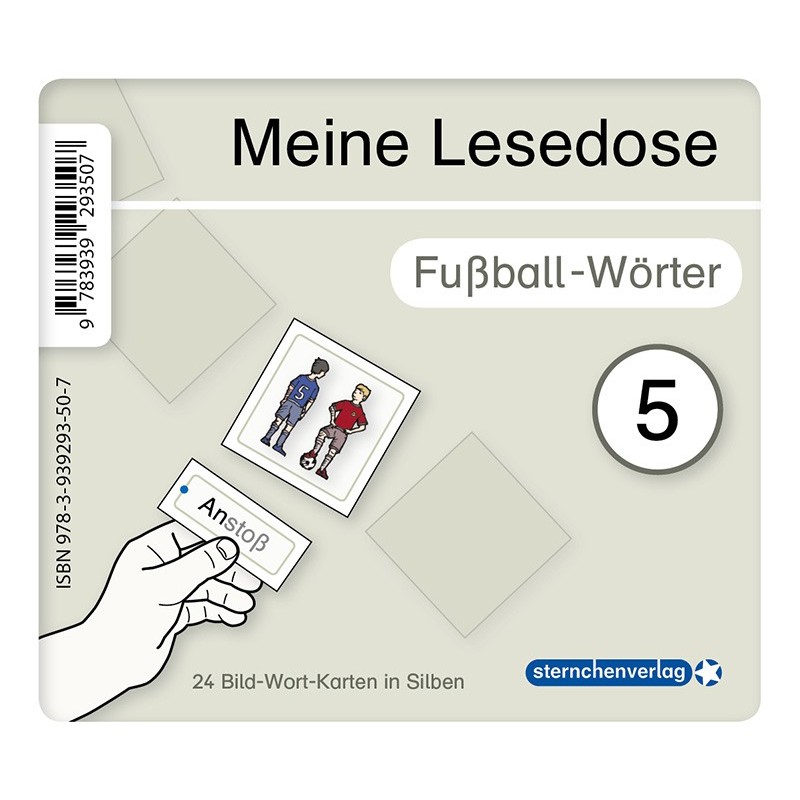 Meine Lesedose 5 - Fußball-Wörter Meine Lesedose 5 - Fußball-Wörter