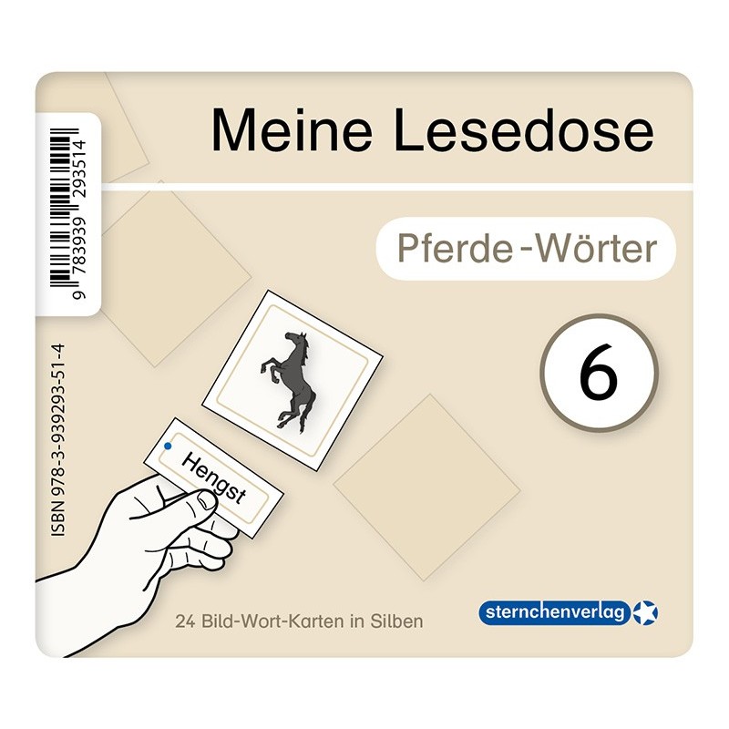 Meine Lesedose 6 - Pferde Wörter Meine Lesedose 6 - Pferde Wörter