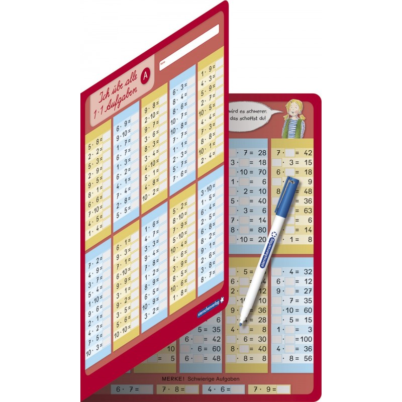 I practice all 1 x 1 exercises WITHOUT A PEN
