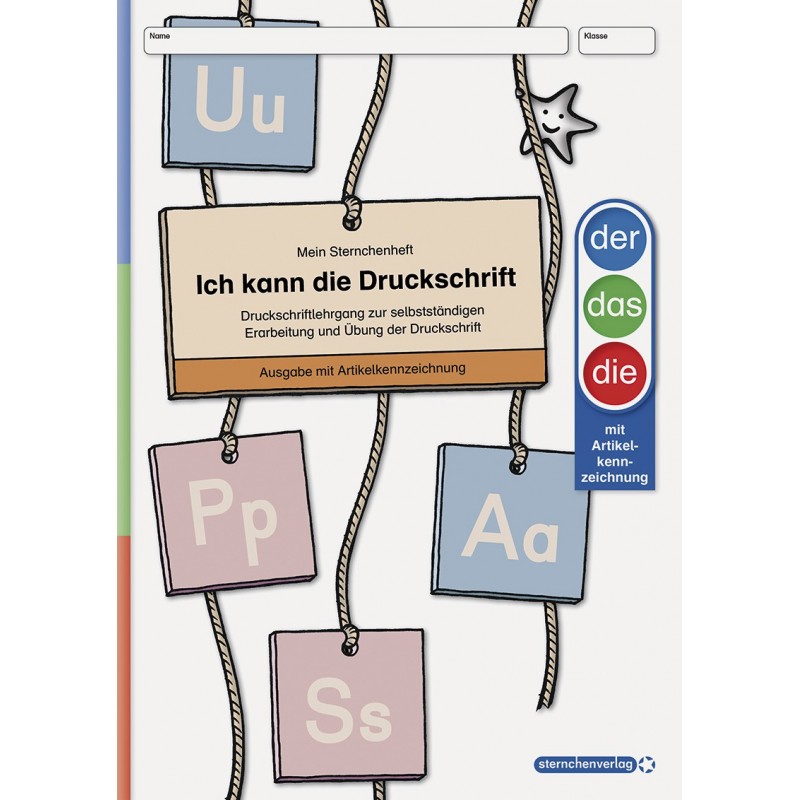 Ich kann die Druckschrift mit Artikelkennzeichnung Ich kann die Druckschrift mit Artikelkennzeichnung