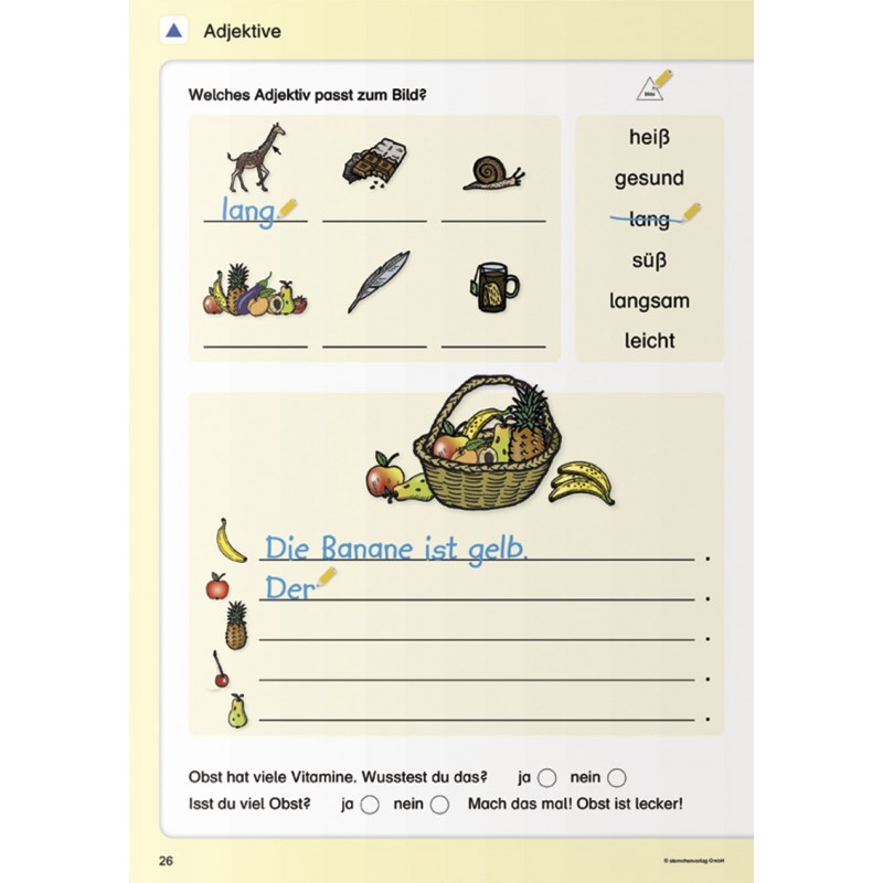 Mein Grammatikheft 1 / 2 Mein Grammatikheft 1 / 2