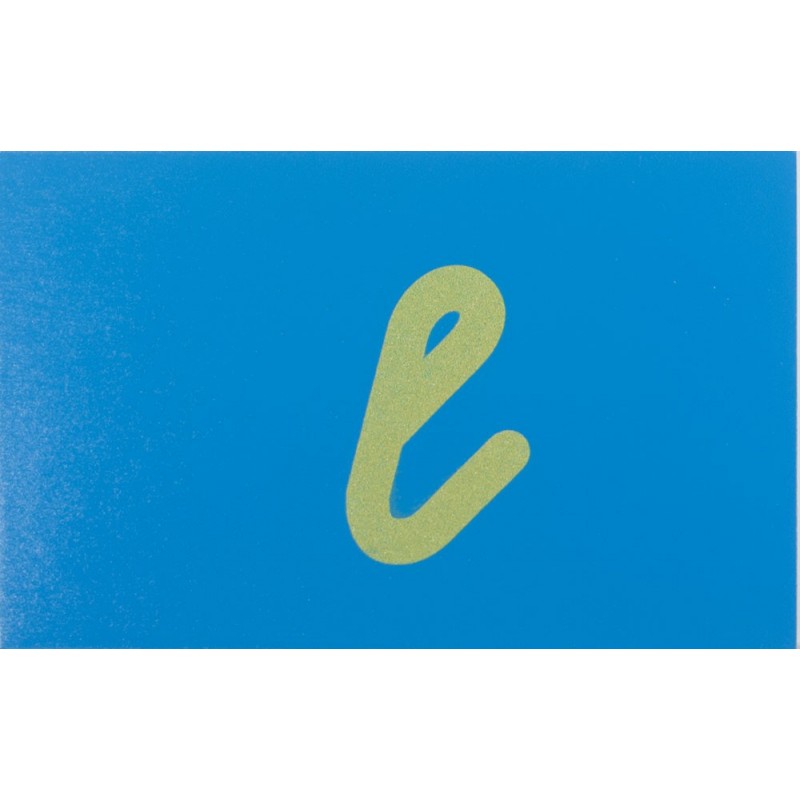 Sandpaper letters Simplified initial font