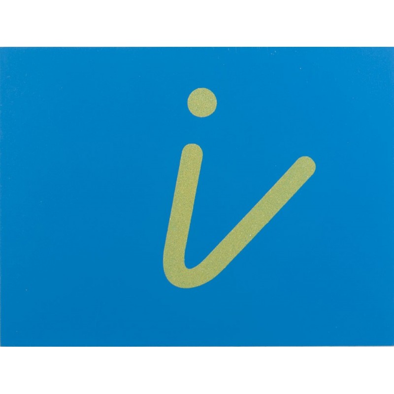 Sandpaper letters Simplified initial font