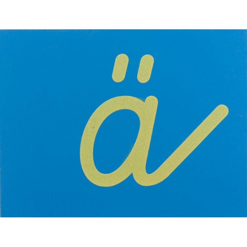 Sandpaper letters Simplified initial font