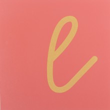 Sandpaper letters Simplified initial font