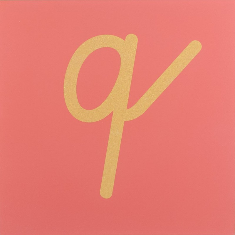 Sandpaper letters Simplified initial font