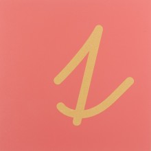 Sandpaper letters Simplified initial font