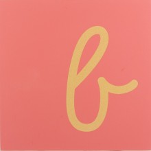 Sandpaper letters Simplified initial font