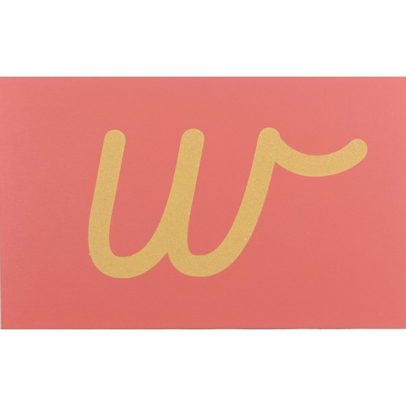 Sandpaper letters Simplified initial font