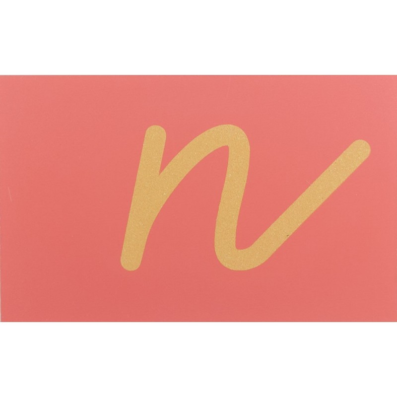 Sandpaper letters Simplified initial font