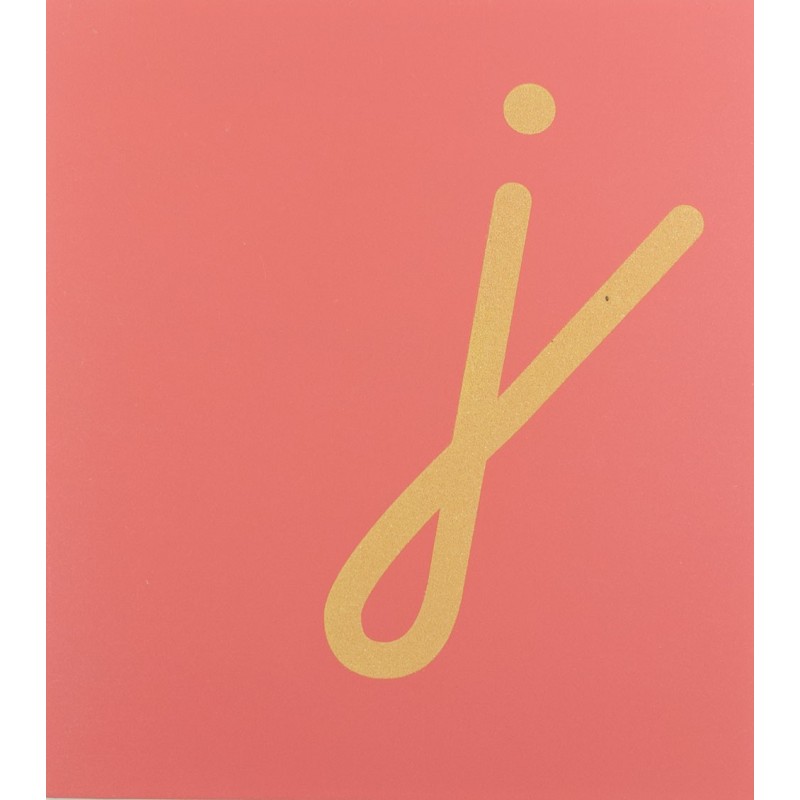 Sandpaper letters Simplified initial font