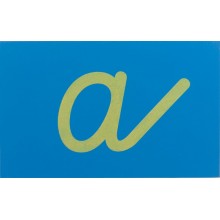 Sandpapierbuchstaben Vereinfachte Ausgangsschrift