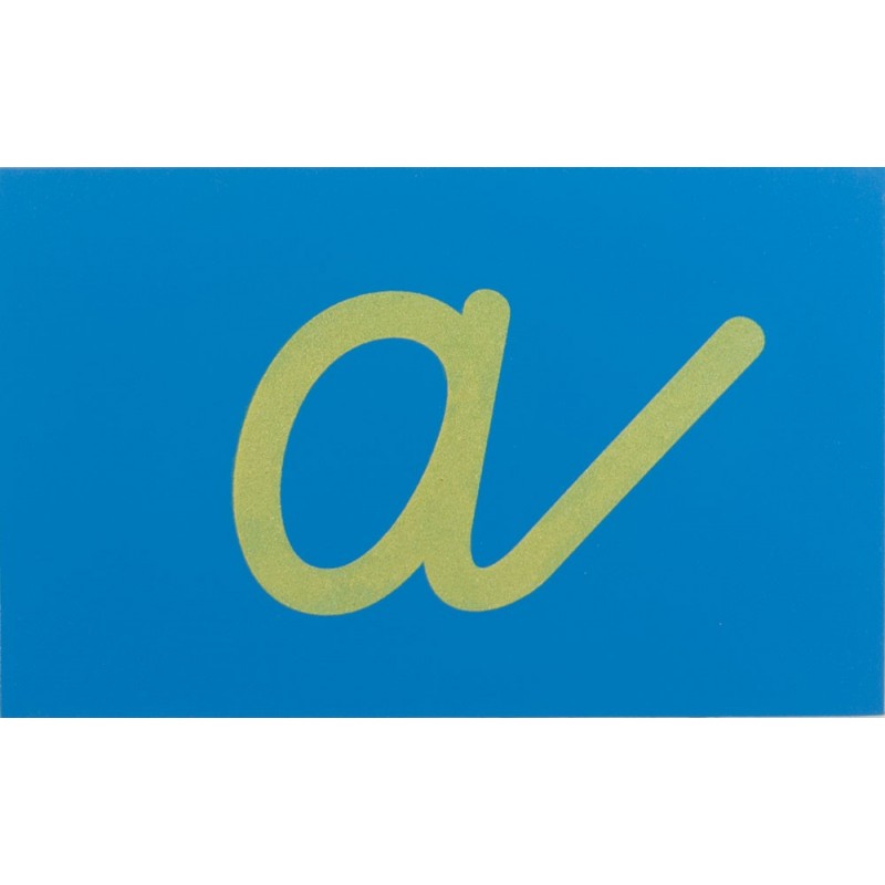 Sandpaper letters Simplified initial font