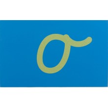 Sandpaper letters Simplified initial font