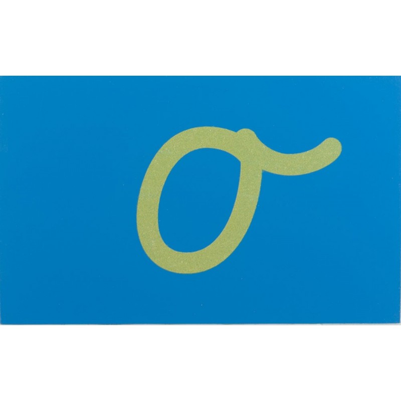 Sandpaper letters Simplified initial font