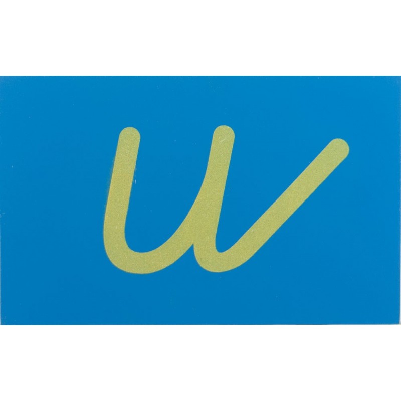 Sandpaper letters Simplified initial font